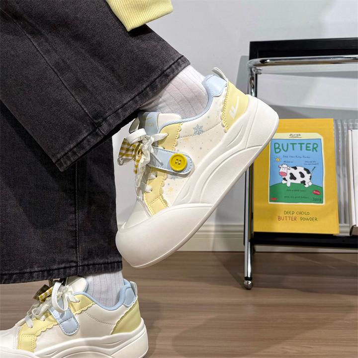 回力原创小白鞋女鞋软底百搭206新款大头面包鞋运动休闲板鞋女款