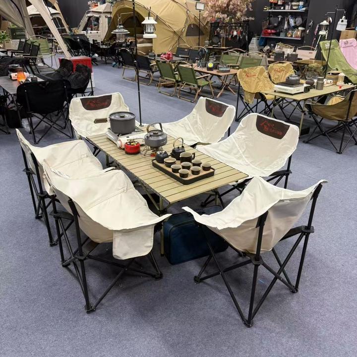 【DZG】旅鹿户外月亮椅套装折叠椅套装靠背椅套装露营休闲椅个体店