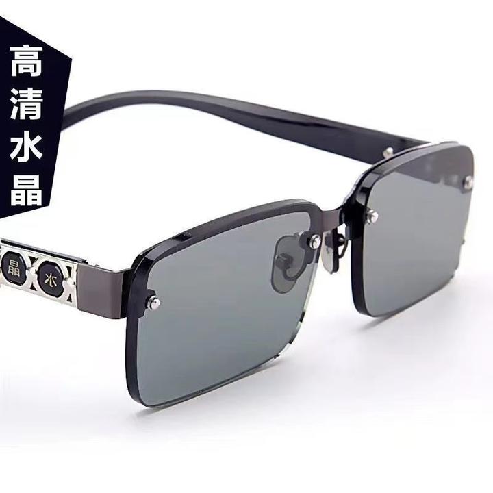 自动变焦100-700度看近看远老花镜中老年老光眼镜防辐射切边无框