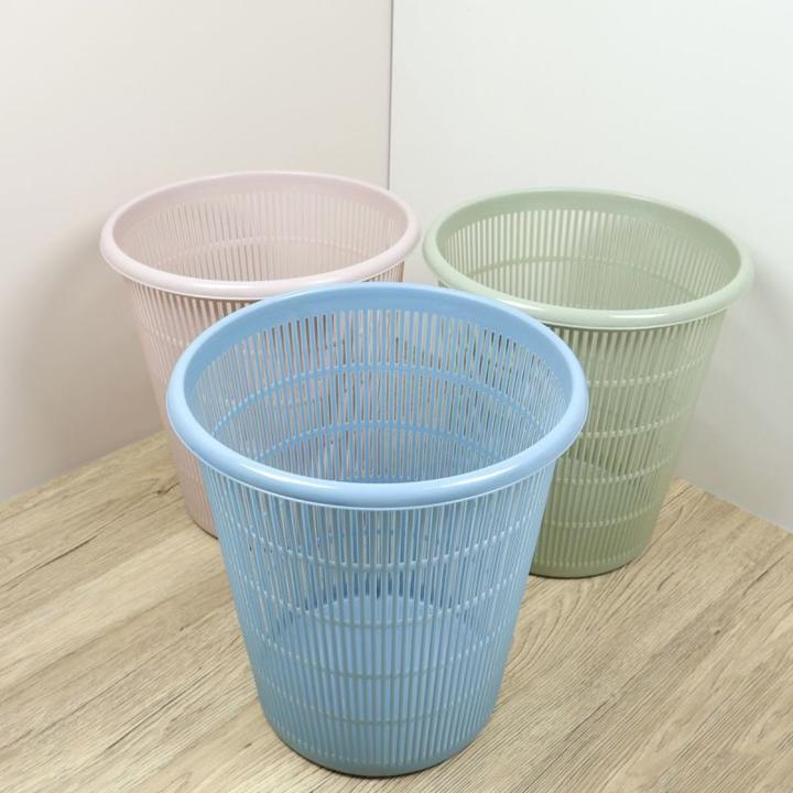 大号家用纸篓厨房卫生间垃圾桶塑料客厅卧室厕所无盖镂空纸篓