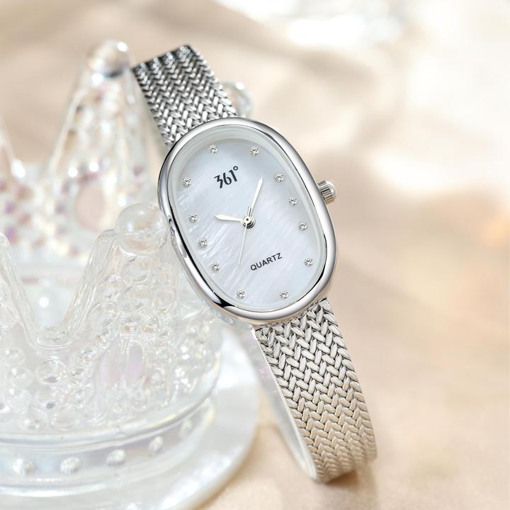 361°轻奢椭圆女表小众高级感石英手表时尚气质女士简约潮流送女友