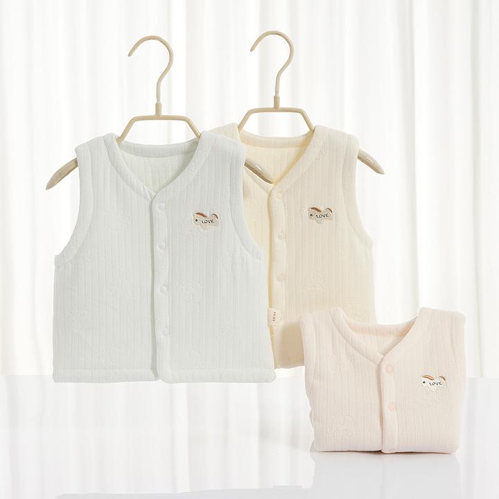 a类婴幼儿新生儿马甲纯棉保暖男女宝宝马甲婴儿背心马甲春秋冬季