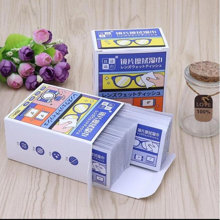 眼镜擦拭湿巾一次性眼镜布擦眼镜纸清洁眼镜手机屏幕镜头眼镜湿巾