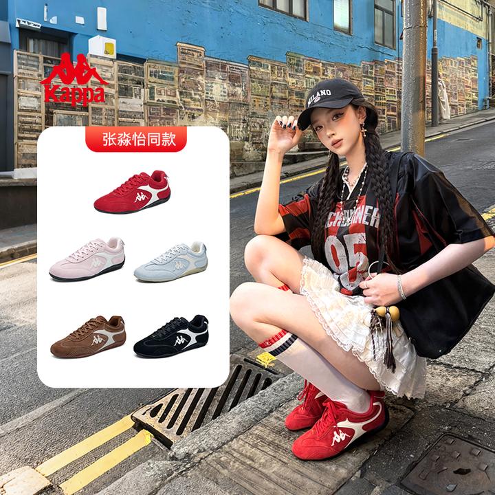 Kappa/卡帕【KappaWing赛车鞋】秋季软底轻便女鞋时尚休闲鞋子53CJ