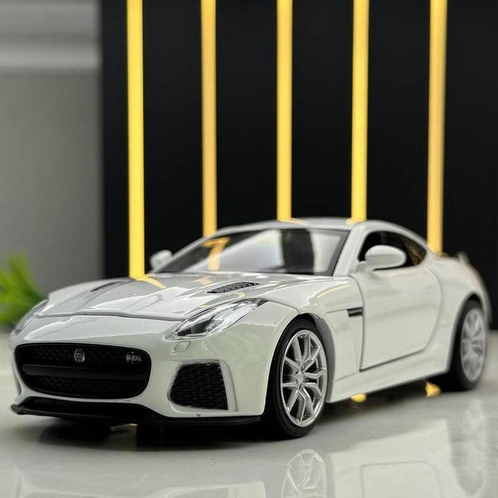 合金车模1:32捷豹f-type带声光回力玩具模型儿童小汽车跑车益智