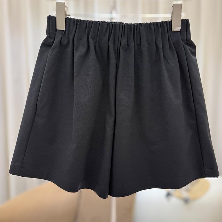 zaw大码A字休闲短裤女夏季2025新款宽松显瘦胖mm松紧腰裤子/25332