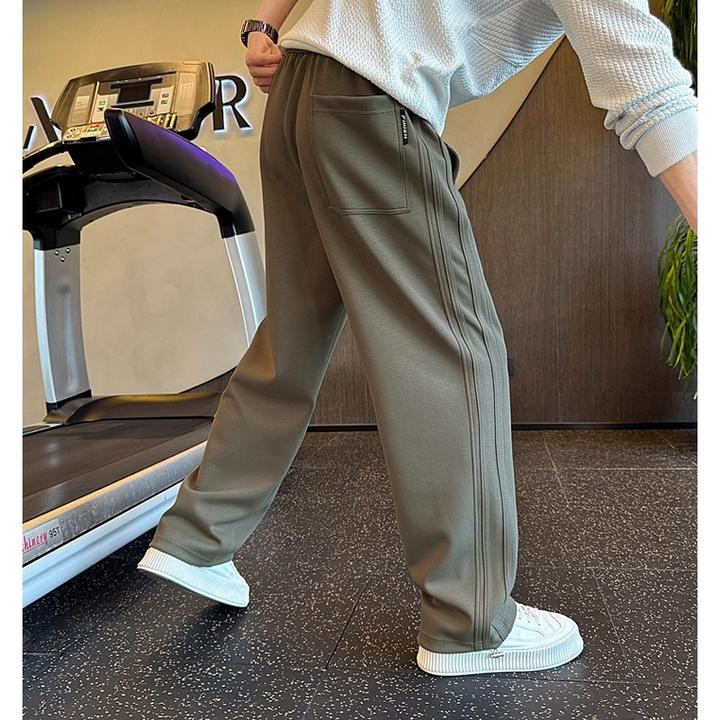 仓石一树秋季新款2025男士潮牌直筒卫裤男高级感痞帅慵懒风男装