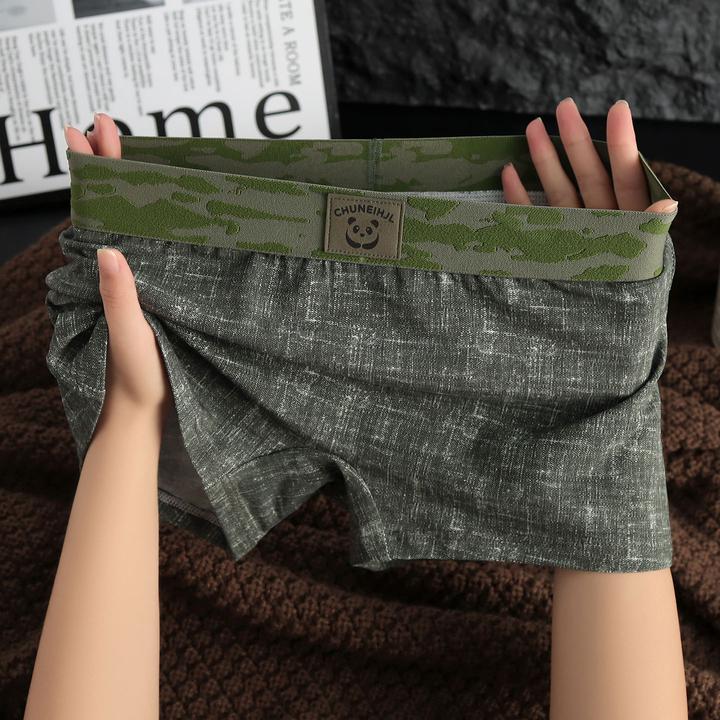 棉质平角女士内裤舒适透气简约潮流森系女生学生女孩中腰短裤衩