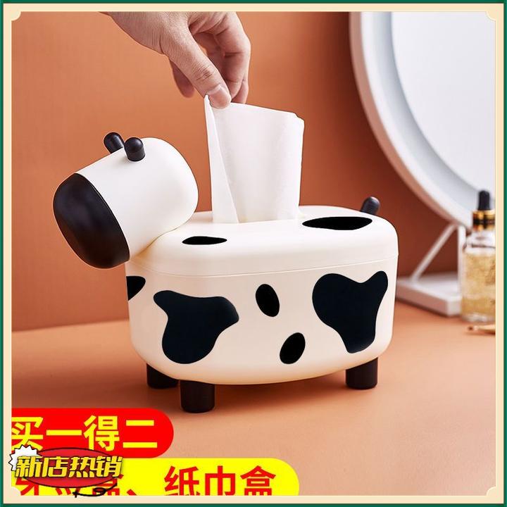 抽纸盒客厅纸巾盒可爱创意多功能家用餐厅壁挂式纸抽盒牙签盒D279