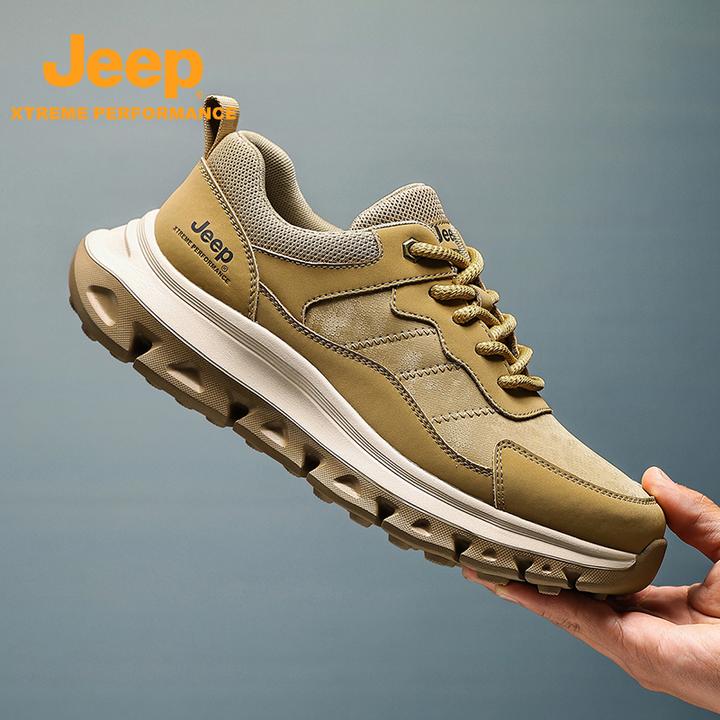 JEEP/吉普秋冬品牌户外情侣新款防滑耐磨运动舒适百搭徒步登山鞋