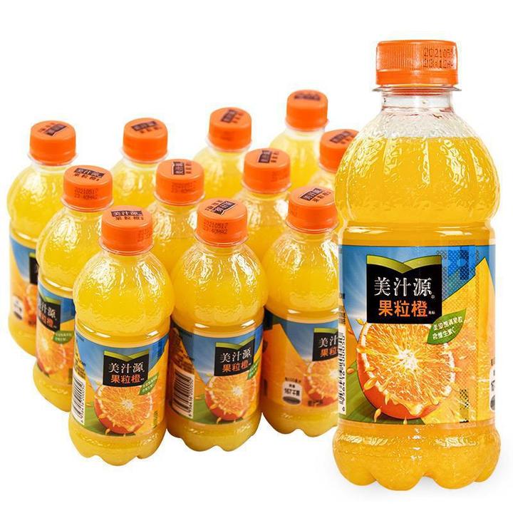 美汁源果粒橙批发300ml果汁橙汁饮料夏天夏季饮料饮品整箱