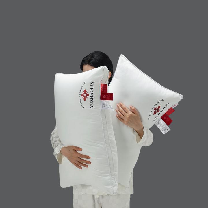 【拍一发2】快回弹羽丝绒枕头枕芯家用不塌陷不变形单双人一对