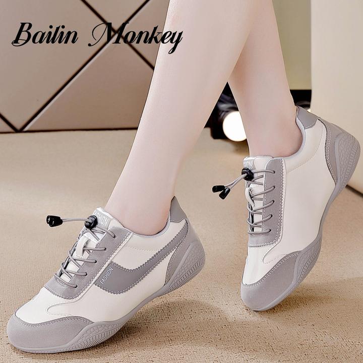 品牌百搭运动鞋女2025秋季新款软底舒适休闲跑步鞋轻便防滑阿甘鞋