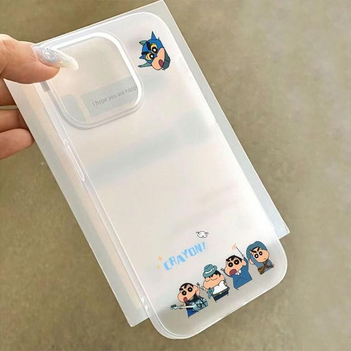 卡通吉他小新适用iphone17promax苹果16手机壳15软14防摔13/12/11