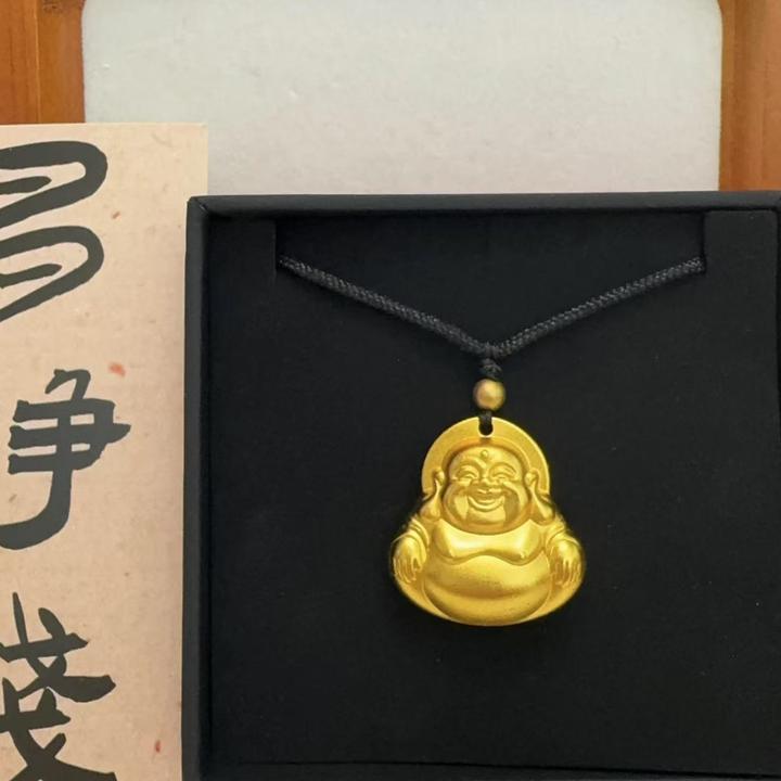 合金吊坠  重工双面大肚弥勒佛实心饱满立体雕刻男女精工吊坠