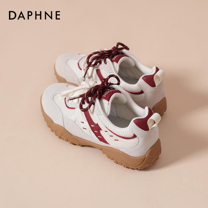 达芙妮德训鞋女秋季2025新款巨好看软底小众不撞款韩系阿甘休闲鞋