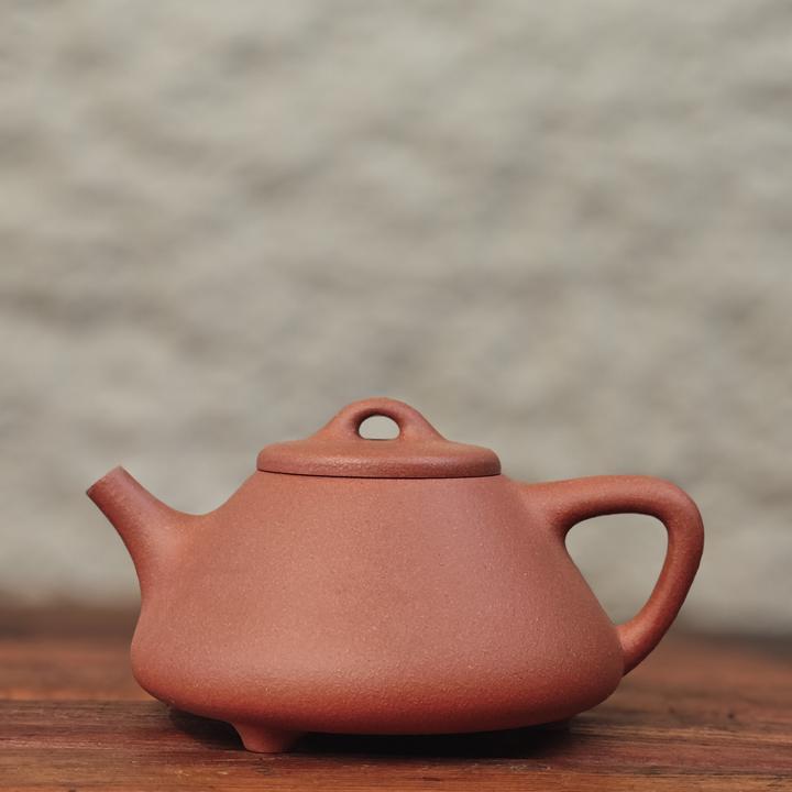 当代 子冶石瓢/红泥/半手工/225毫升