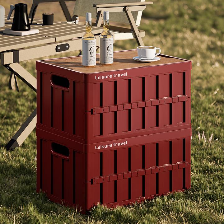 大容量可折叠户外露营收纳箱家用多功能玩具杂物整理箱车载储物箱