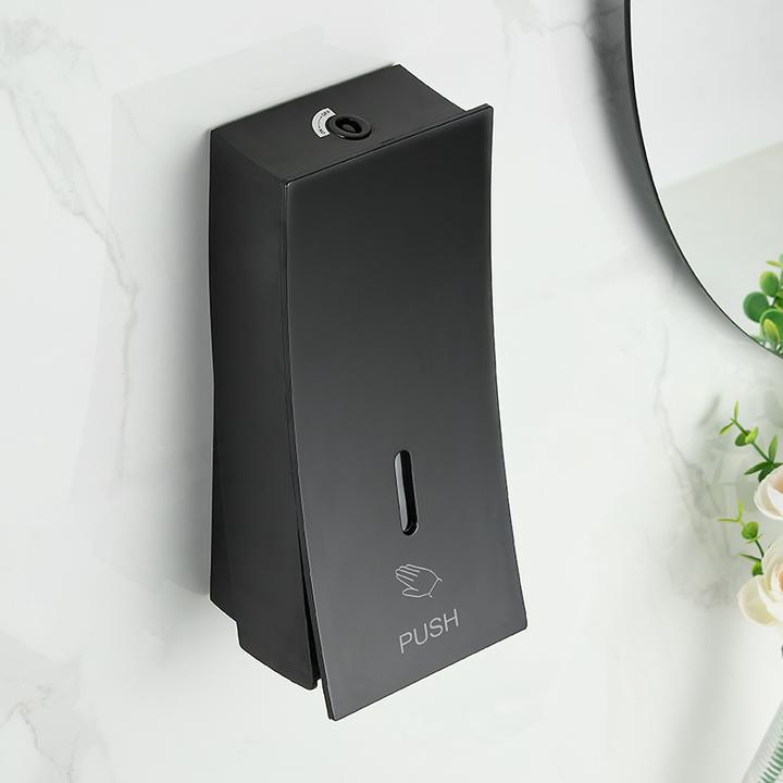 卫生间皂液器洗手液盒酒店壁挂式免打孔浴室洗发水沐浴露按压盒子