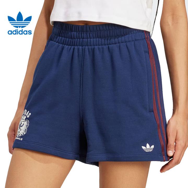 【琥珀流光风】adidas阿迪达斯三叶草女子运动休闲短裤裤子JW6065