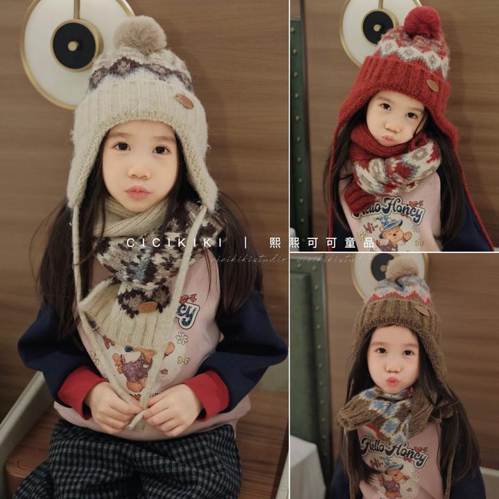 【熙熙可可】2025儿童童装秋冬时尚百搭休闲韩版帽子MZ2522 WJ2507