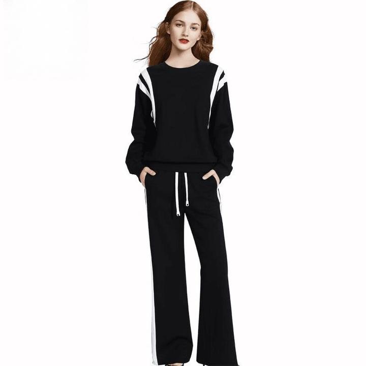 舒适又好看 卫衣+阔腿裤套装 秋装减龄洋气 休闲运动风气质新款