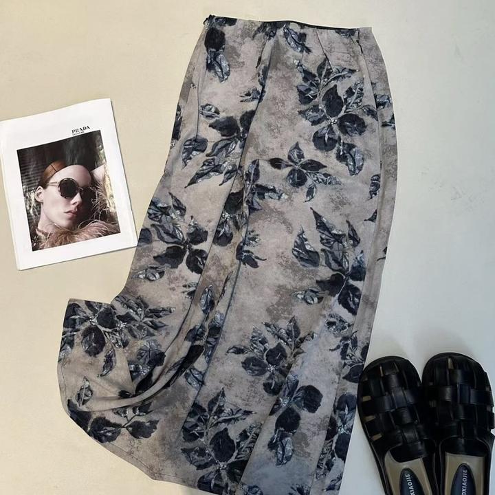 《优麦汇》K5998夏款设计感时尚休闲半身长裙设计感显瘦