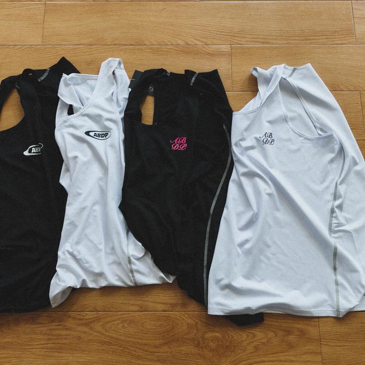 ABDP美式窄肩背心运动休闲薄款紧身弹力打底长袖T恤健身跑步篮球