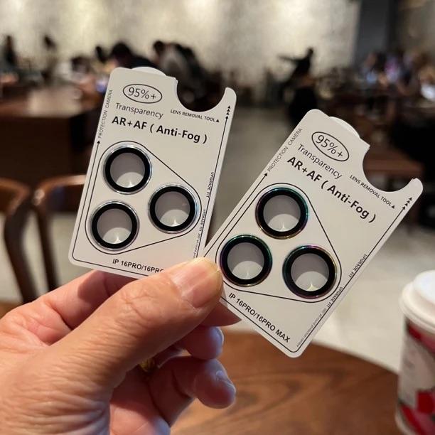 95玻璃镜头膜适用苹果17-11镜头保护膜AR+AF高端单色钢化防爆鹰眼