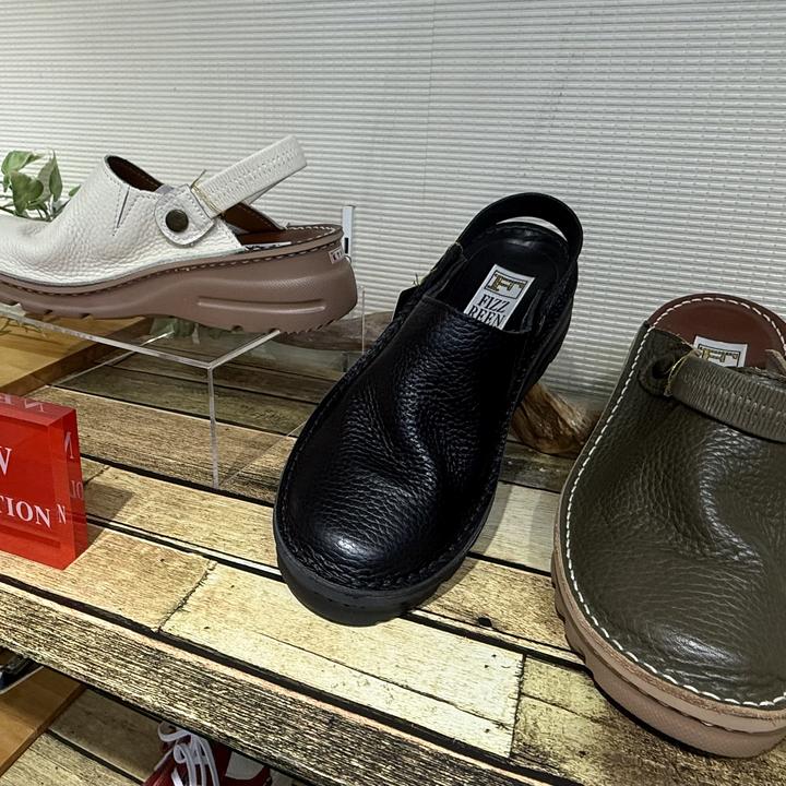 日本正品定制款25年新款包头牛皮百搭半拖