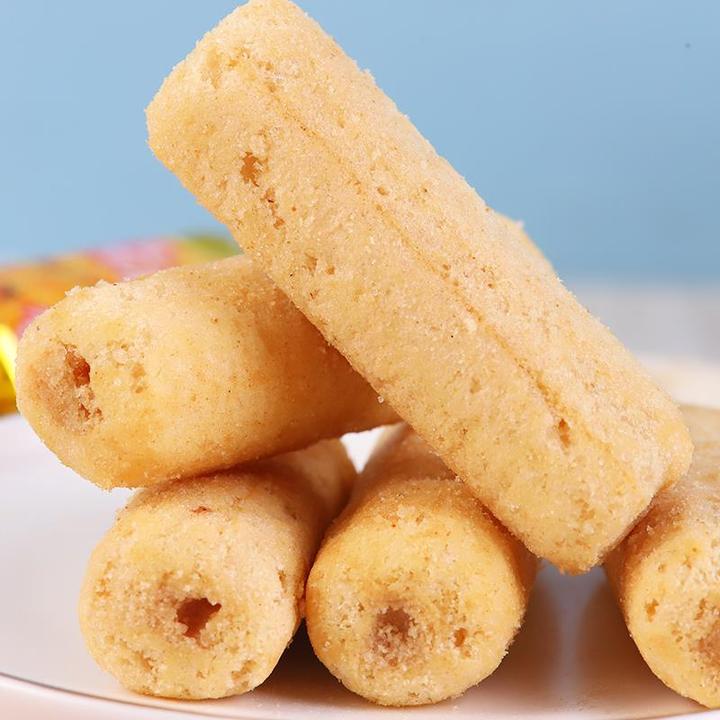 笨笨狗夹心米果卷粗粮米果棒休闲小零食散多口味夹心棒糙米卷
