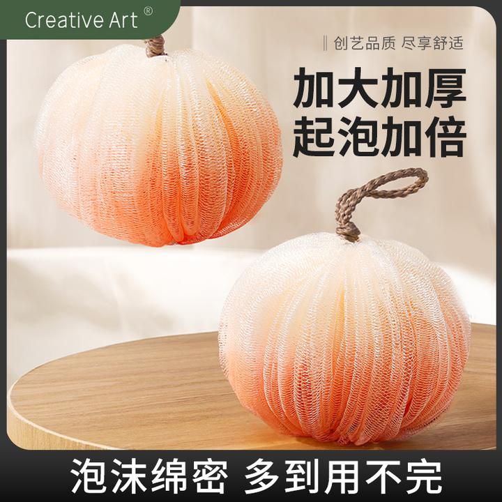 CA柔软沐浴球大号不散浴花搓背男女两用儿童洗澡按摩搓澡起泡神器