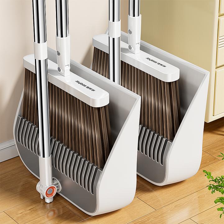 佳帮手扫把簸箕套装家用2025新款可折叠扫帚神器不粘头发扫地笤帚