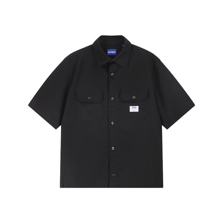 未使用 HugoBoss/雨果博斯 男士宽松短袖衬衫50517871