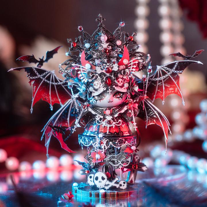 艺模喵之城天使3D立体拼图金属拼装模型手工国风潮玩具送礼摆件