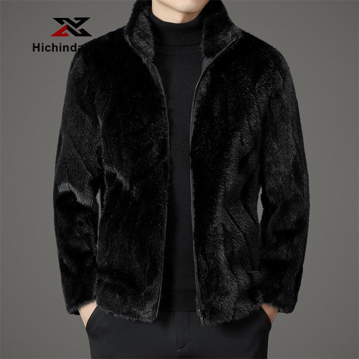 HICHIN户外抓绒衣男士秋冬季新款加厚保暖双面穿休闲外套运动夹克