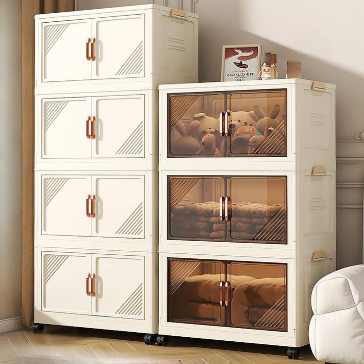 【85面宽】储物柜多层置物柜客厅收纳柜衣服零食多层可移动收纳柜子