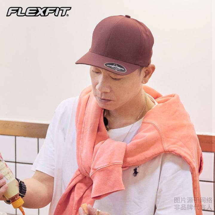 FLEXFITFLEXFIT【明星款】全封闭大头围帽子显脸小户外防晒棒球帽