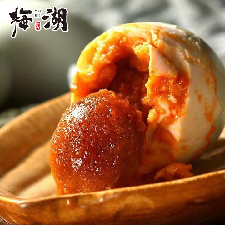 梅湖品质精选十枚大号裸咸鸭蛋鄱阳湖沙心细腻流油鸭蛋破损包赔