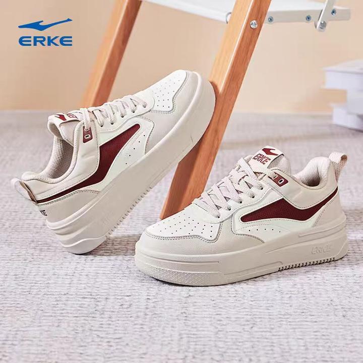 玩酷2|鸿星尔克爆款空军一号情侣板鞋时尚百搭休闲运动舒适小白鞋