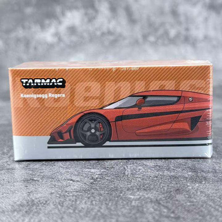 TW 1:64 柯尼塞格Regera 橙色黑条纹 合金汽车模型