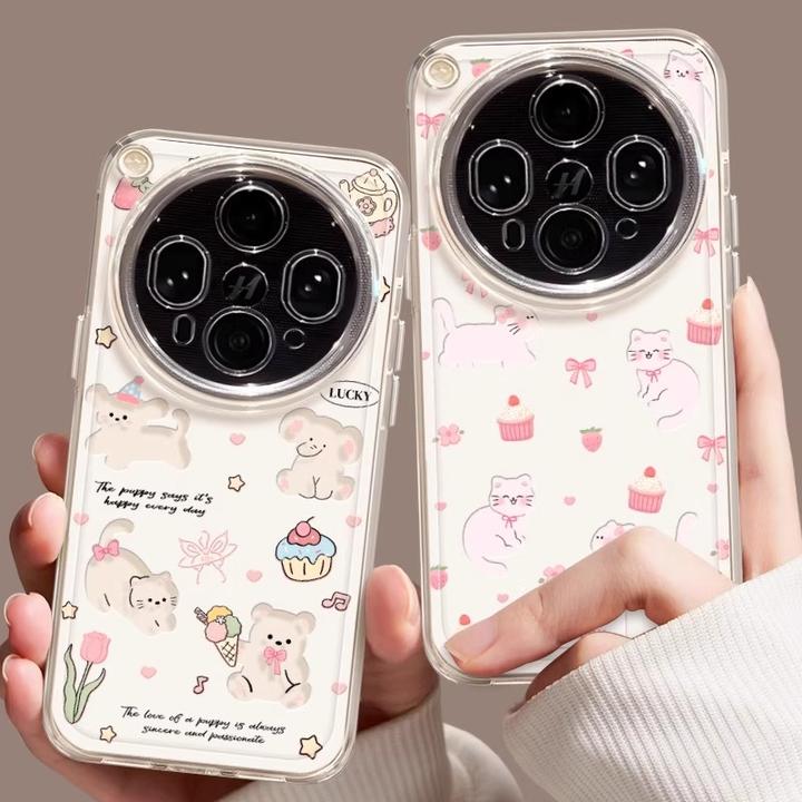 夏天可爱小狗适用oppofindx8ultra手机壳findx8S+透明硅胶镜头