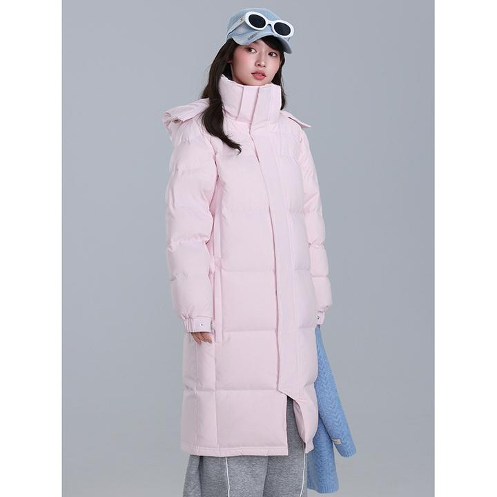 VONSRMAN休闲连帽羽绒服女2025冬季新款时尚加厚宽松保暖百搭外套