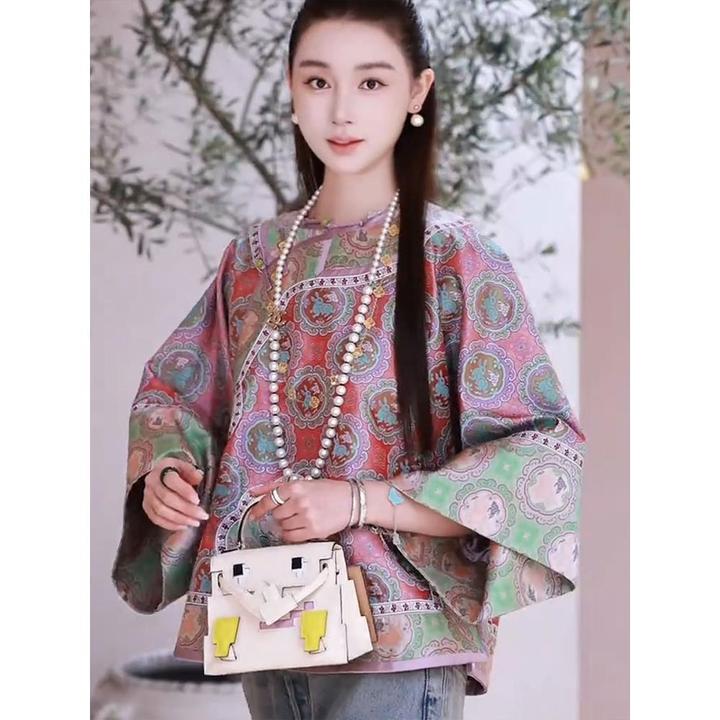 2025年早秋新款新中式国风上衣年轻款复古改良唐装轻奢高级感小衫