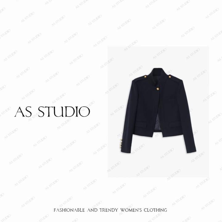 【AS奢牌】铭顺25新高级定制立领肩章酷帅休闲夹克AS25QDWT02887