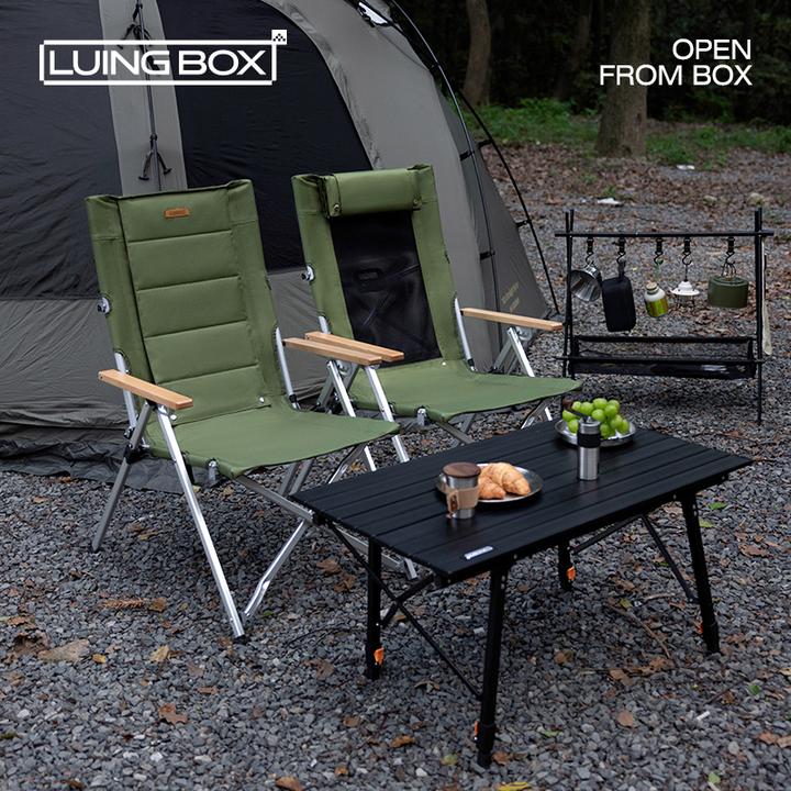 LUING BOX露营盒子 悠然椅升级款 户外便携可调节铝合金海狗川椅
