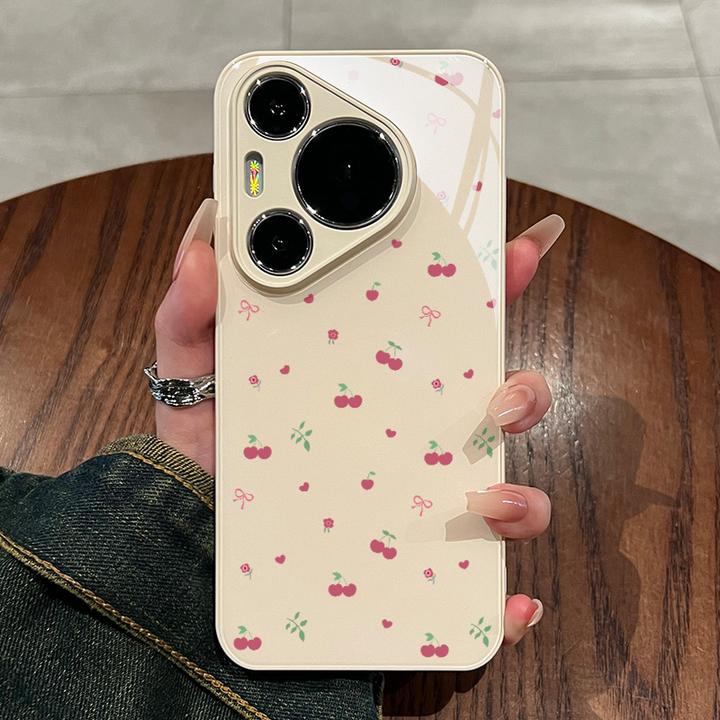 樱桃适用华为pura80pro手机壳pura70新款pura70pro+保护套p60玻璃