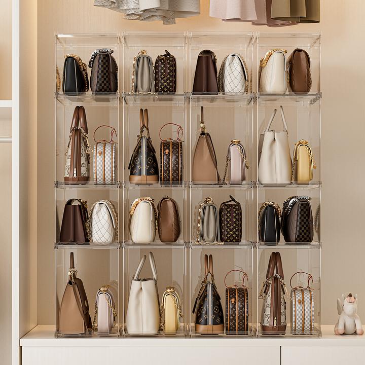 【唯兮】包包收纳神器衣柜包包放置架分格整理省空间防尘保护置物架
