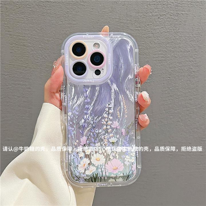 羽纱奶油壳适用苹果16/iPhone/华为荣耀/OPPO/VIVO/小米/手机壳潮