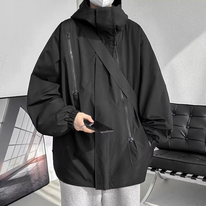 OHUP户外冲锋外套衣服vfc黑武士登山服男款vintage美式防水夹克男
